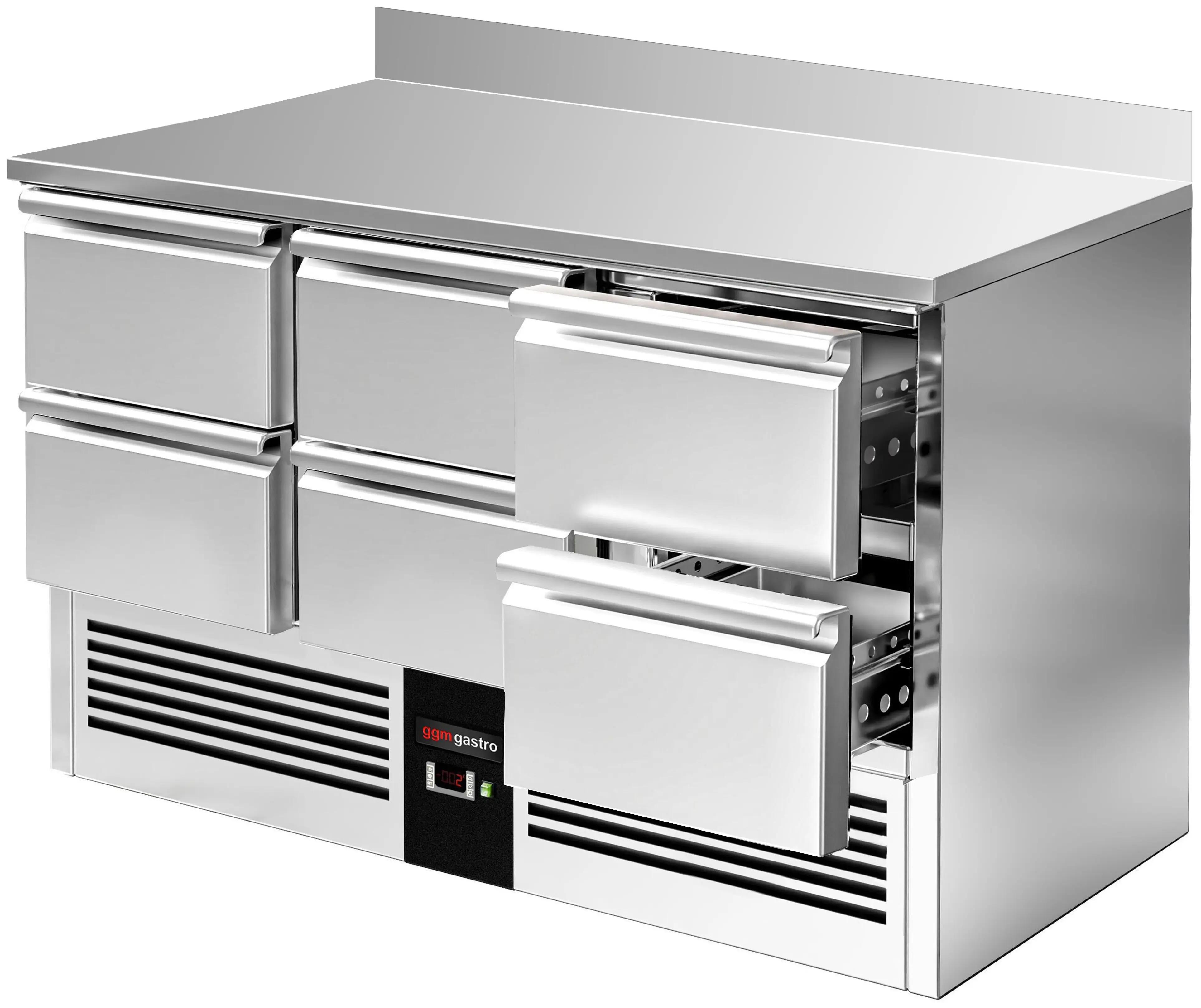 Masa frigorifica GGM Gastro SAG147E6AND (Inox) - 4