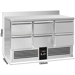 Masa frigorifica GGM Gastro SAG147E6AND (Inox) Thumb
