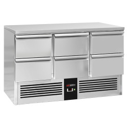 Masa frigorifica GGM Gastro SAG147E6ND (Inox) Thumb