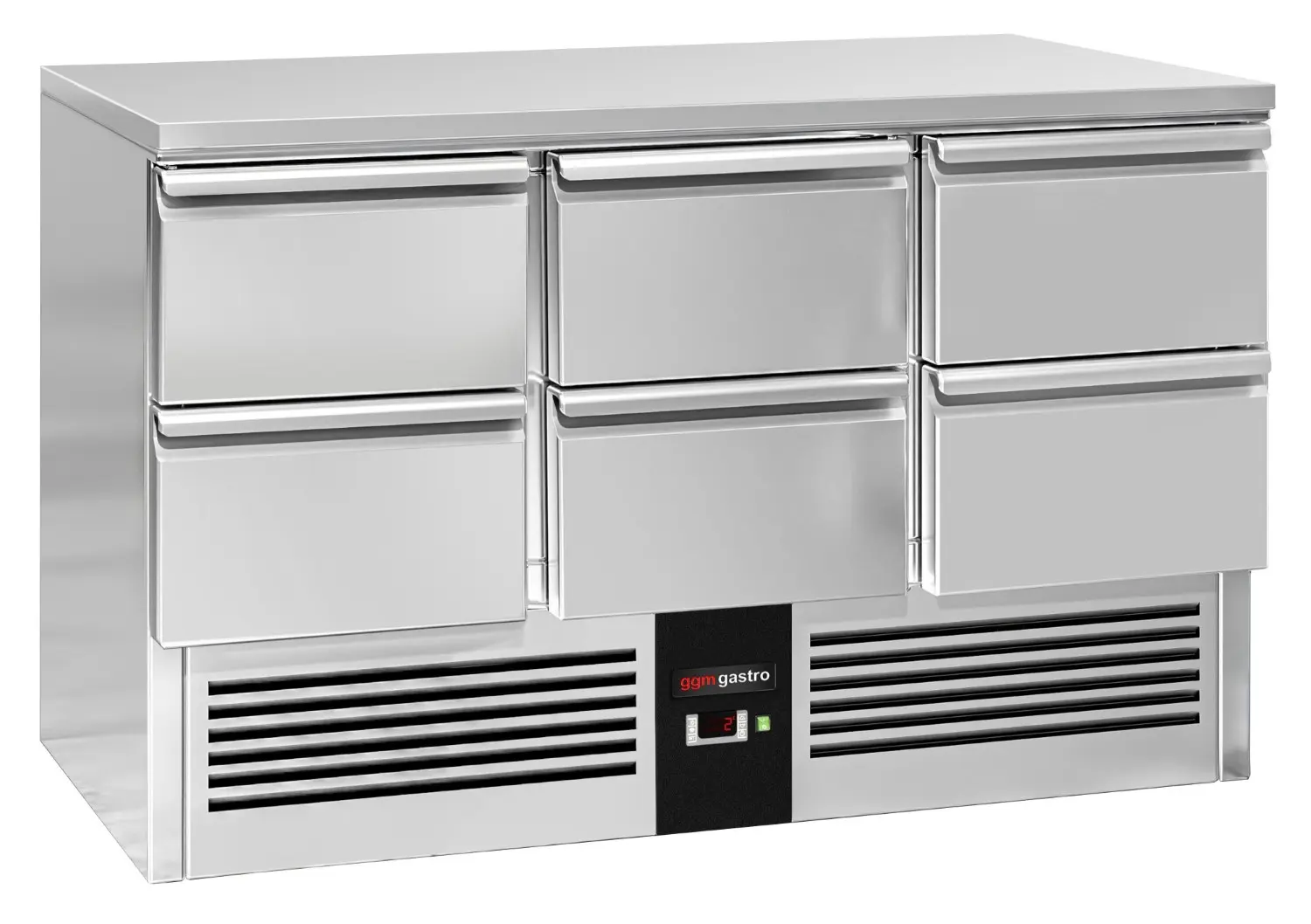 Masa frigorifica GGM Gastro SAG147E6ND (Inox) - 2