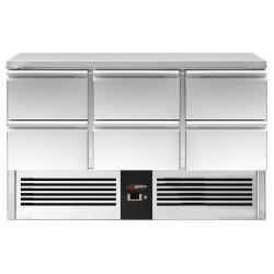 Masa frigorifica GGM Gastro SAG147E6ND (Inox) Thumb
