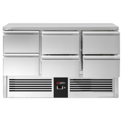 Masa frigorifica GGM Gastro SAG147E6ND (Inox) Thumb