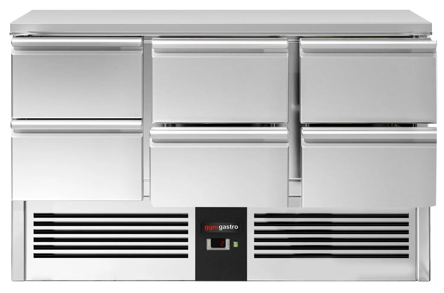 Masa frigorifica GGM Gastro SAG147E6ND (Inox) - 4