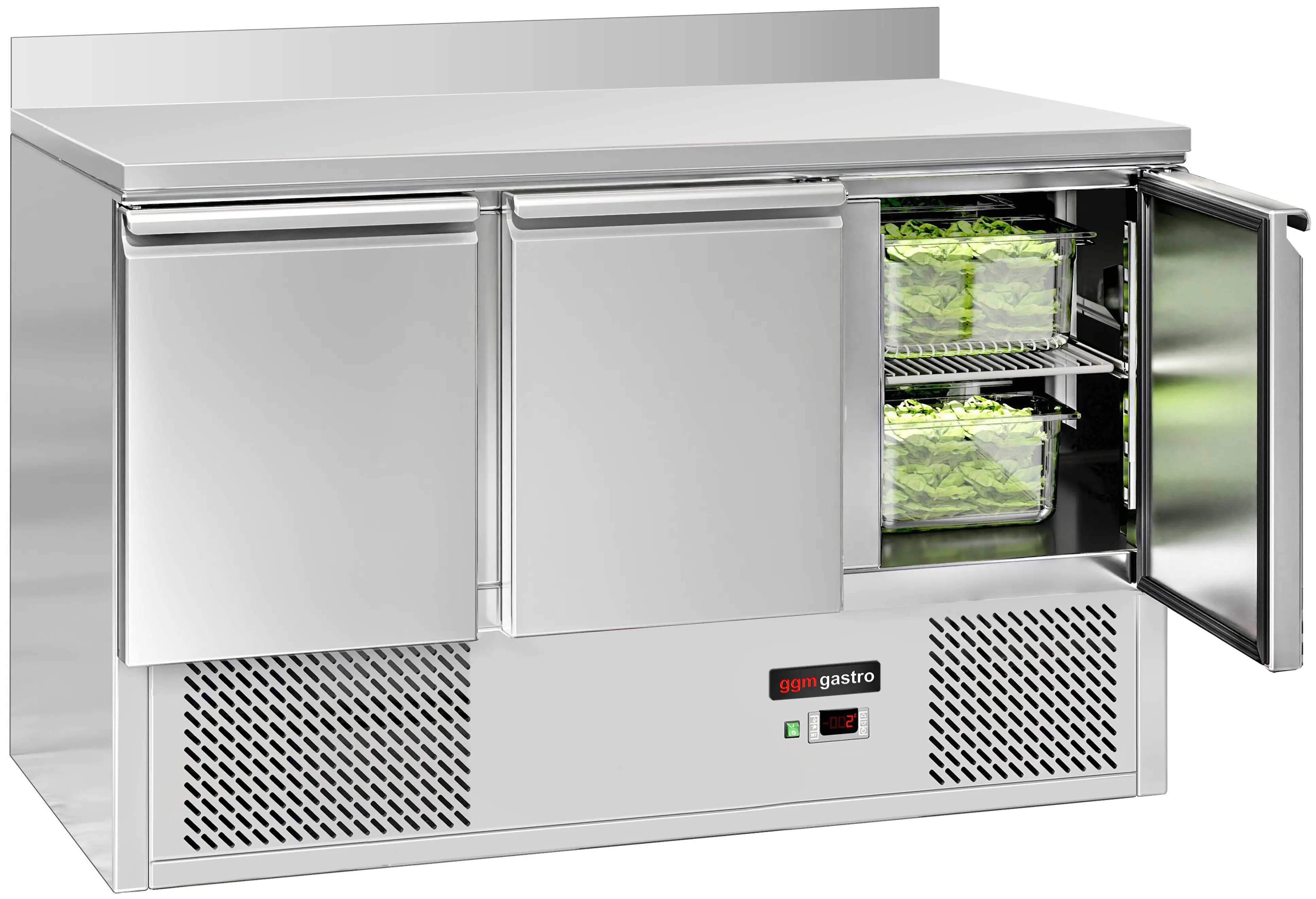 Холодильный стол GGM Gastro SAG147EAND#07 (Inox) - 2