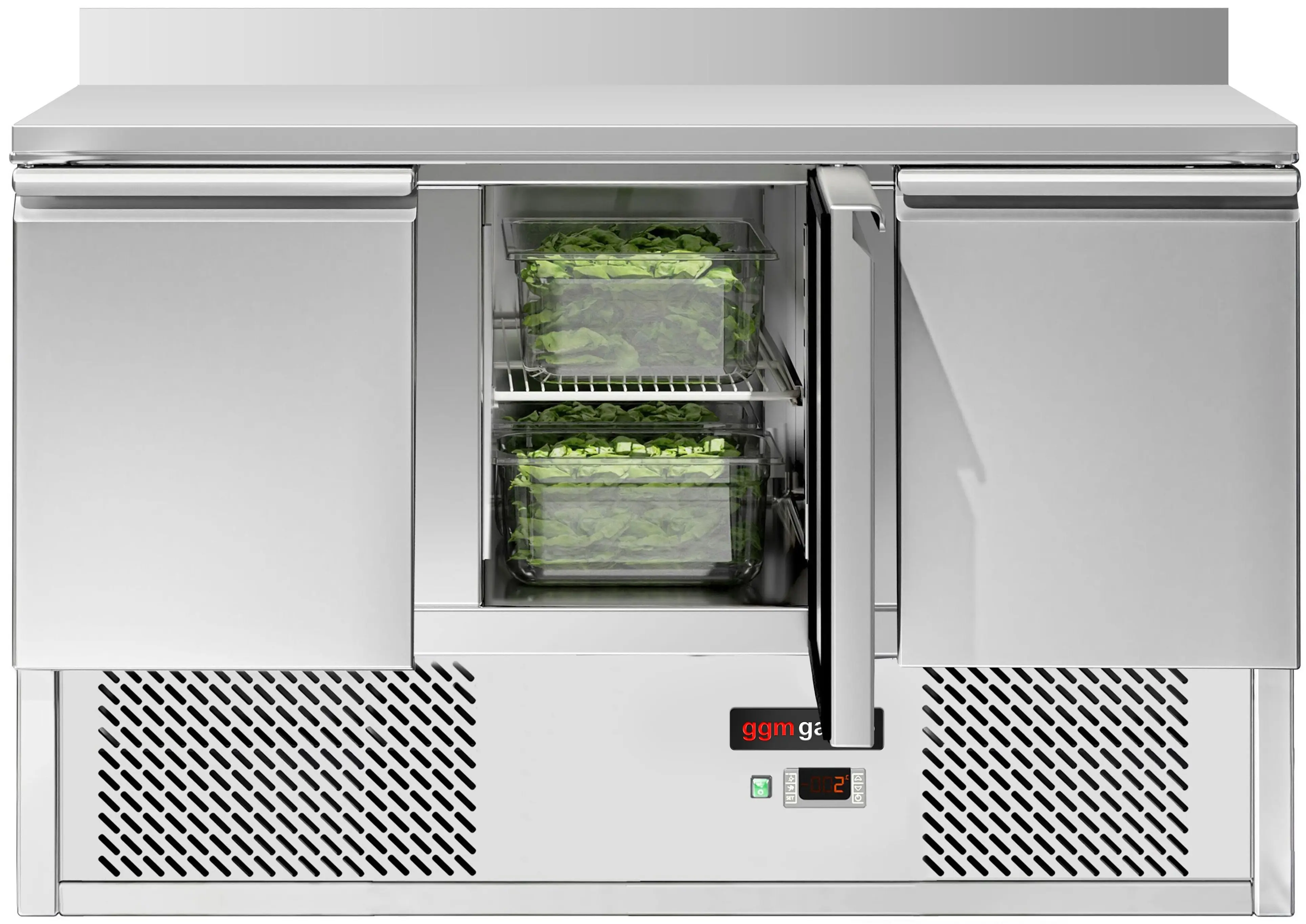 Холодильный стол GGM Gastro SAG147EAND#07 (Inox) - 3