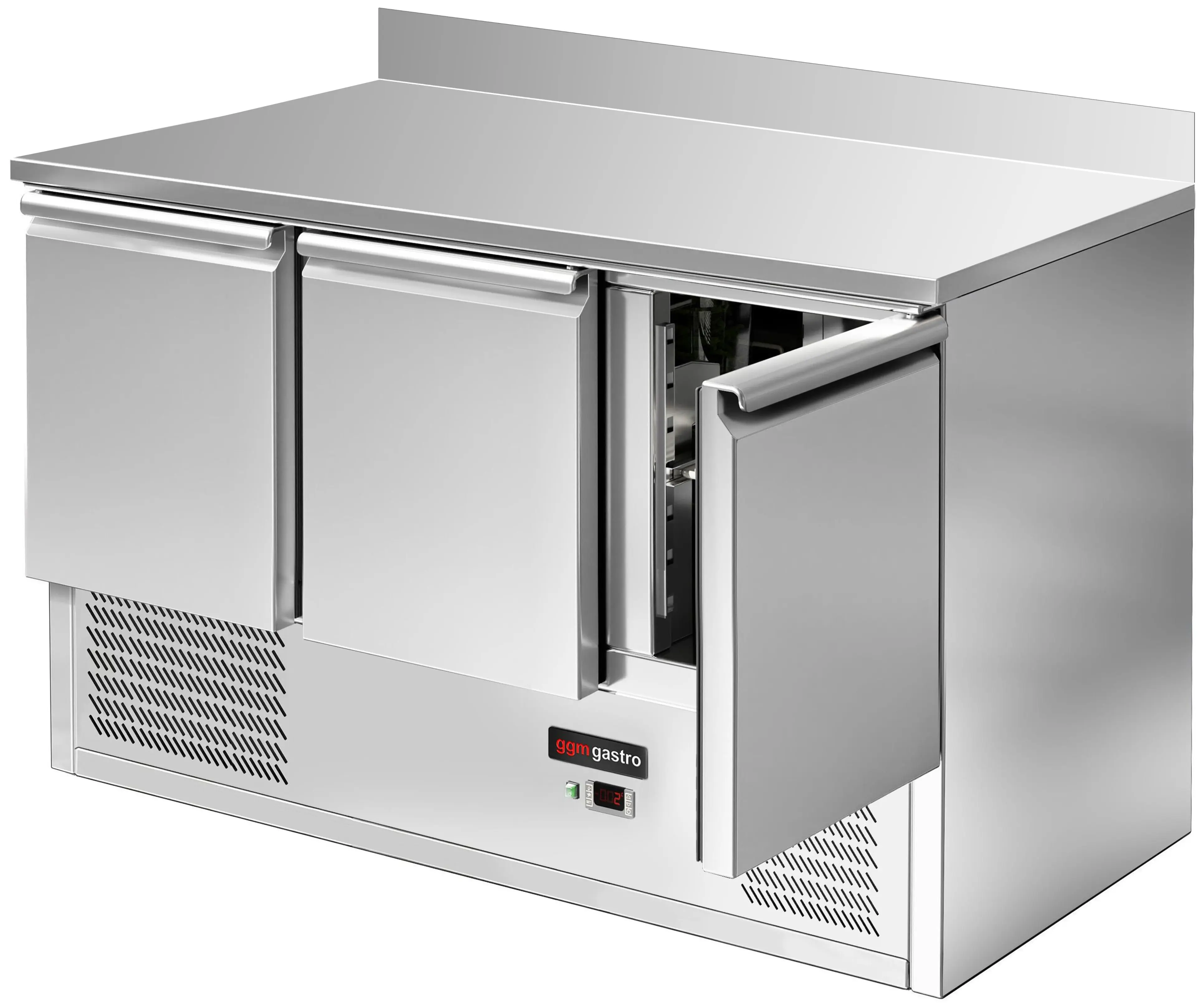 Холодильный стол GGM Gastro SAG147EAND#07 (Inox) - 5