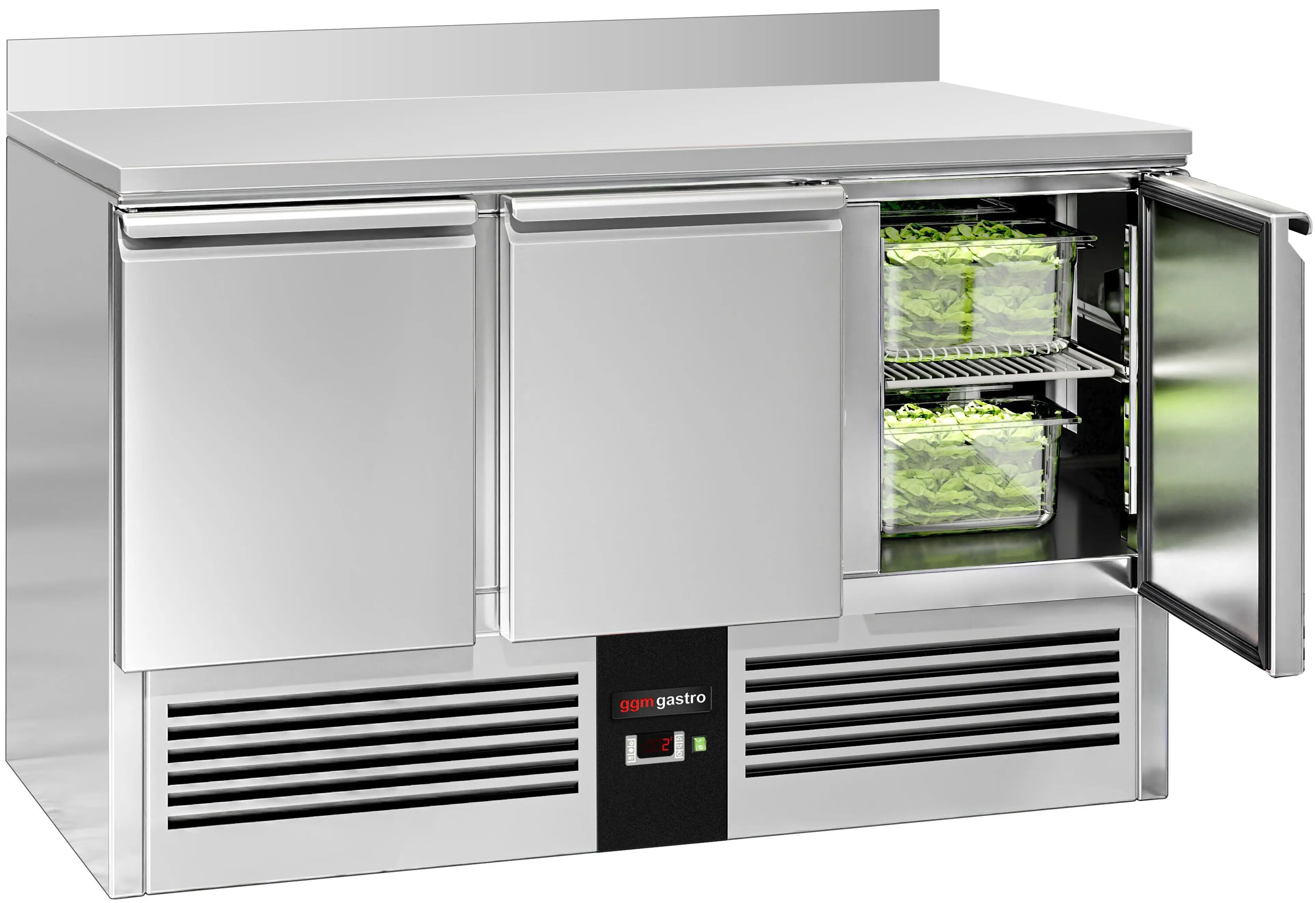 Холодильный стол GGM Gastro SAG147EAND (Inox) - 2