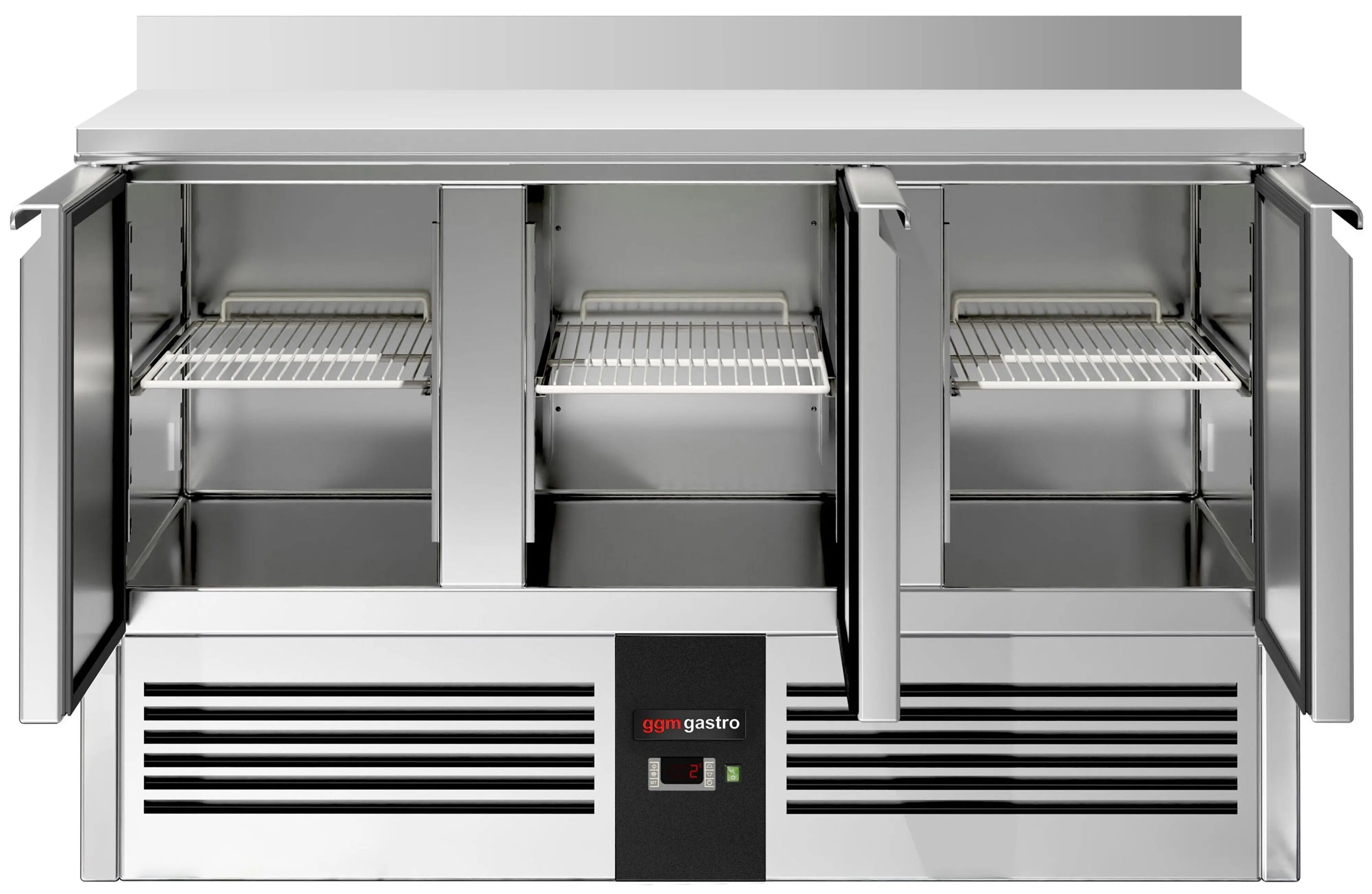 Холодильный стол GGM Gastro SAG147EAND (Inox) - 3