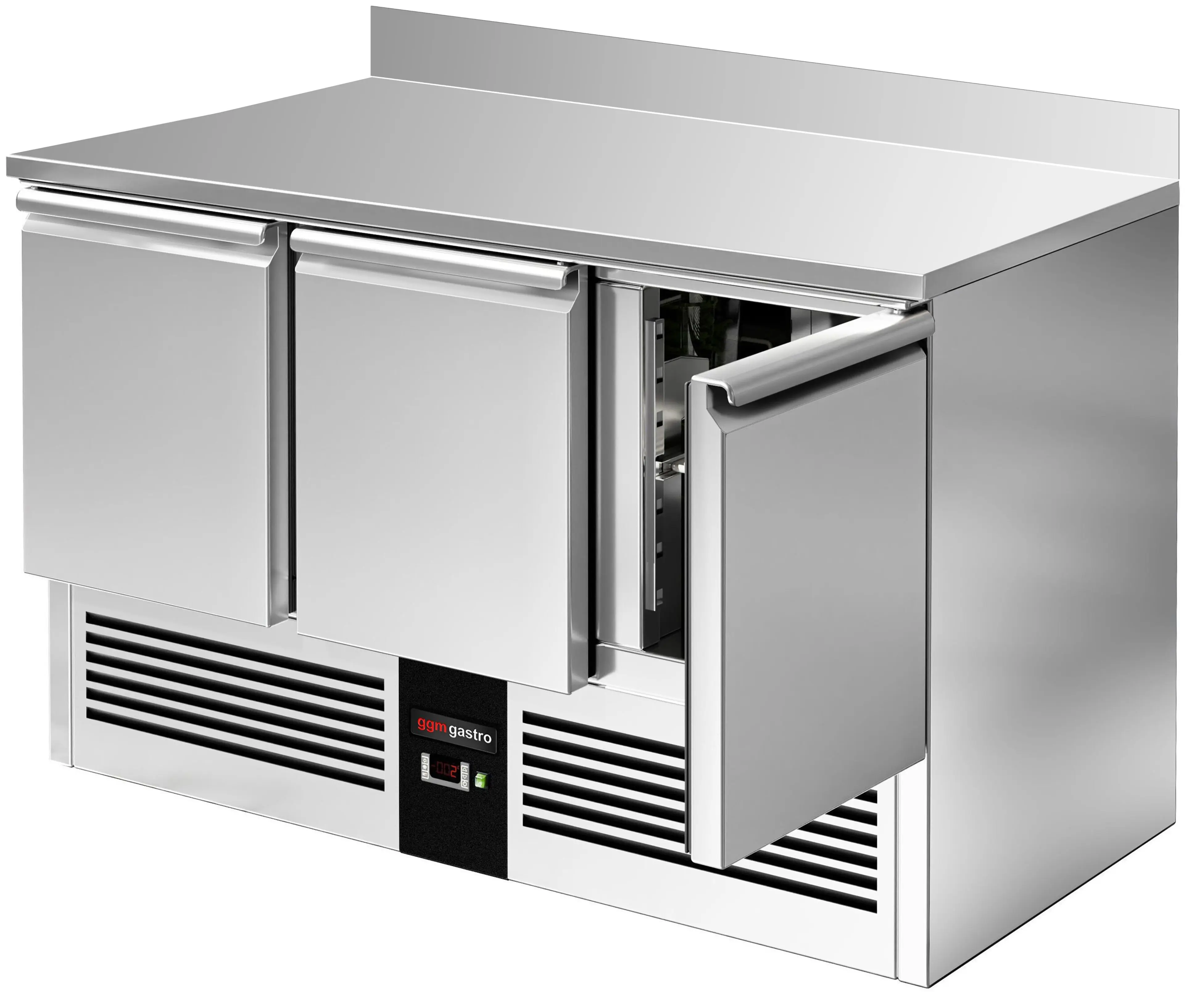 Холодильный стол GGM Gastro SAG147EAND (Inox) - 4