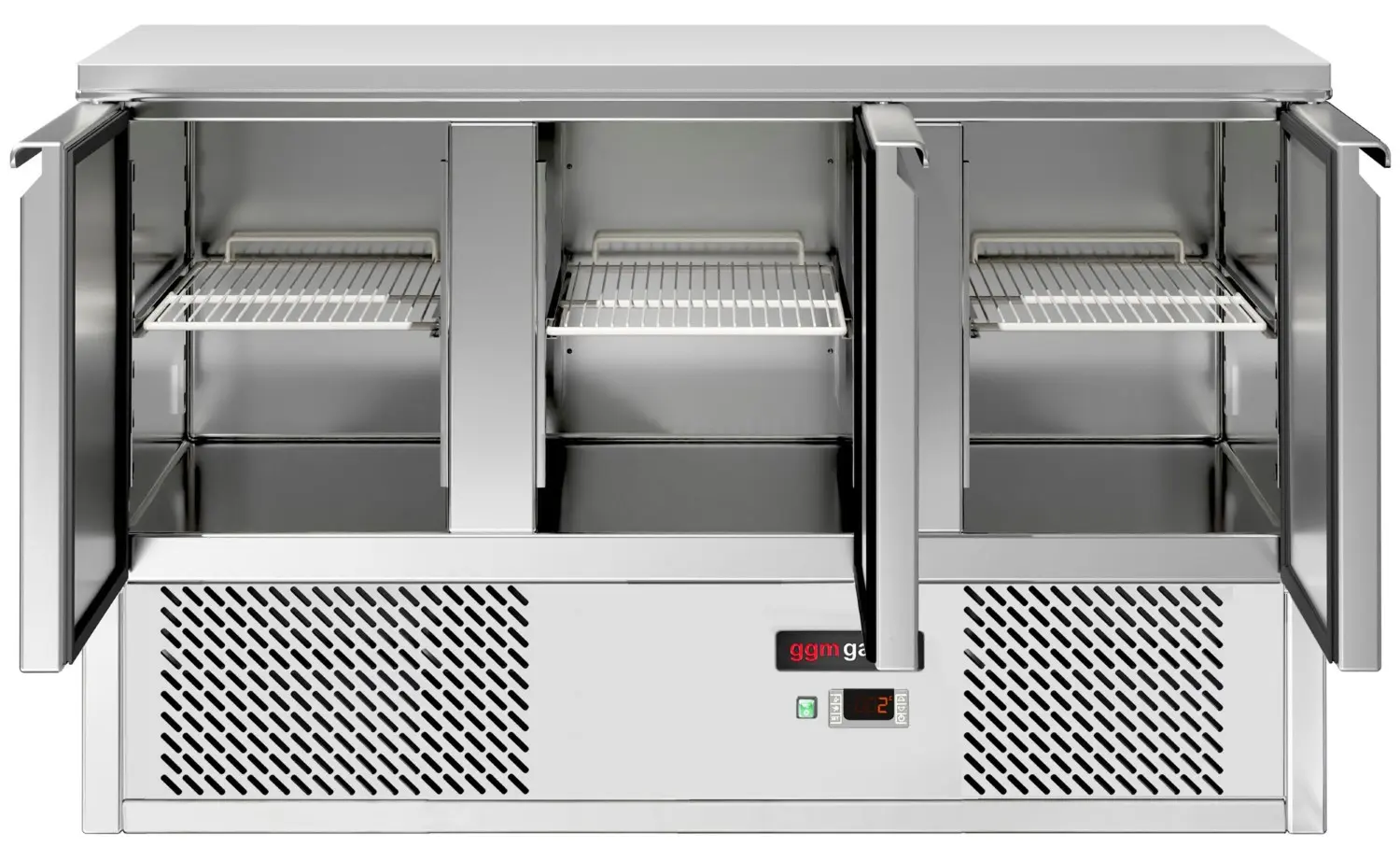 Холодильный стол GGM Gastro SAG147END#07 (Inox) - 4