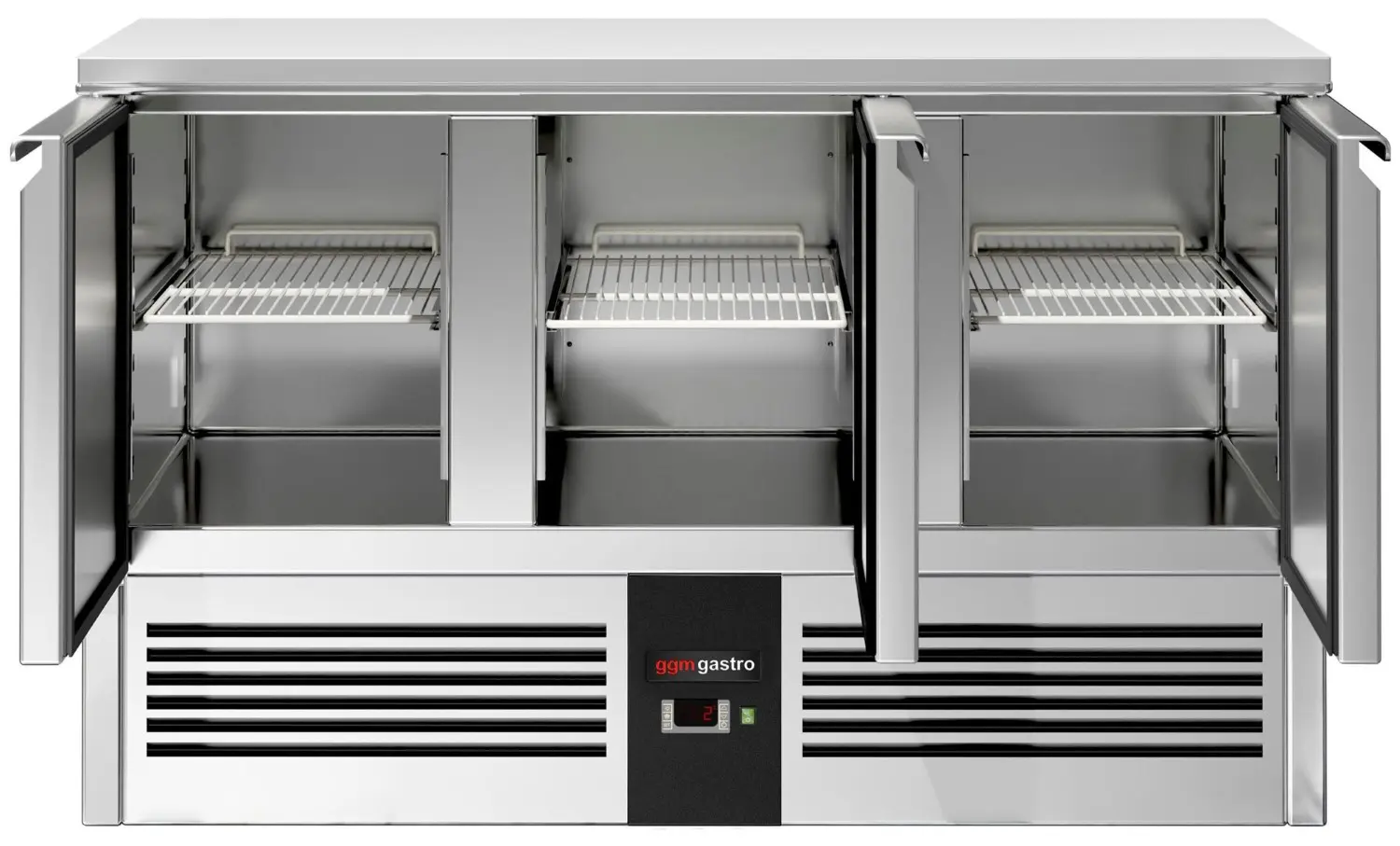 Холодильный стол GGM Gastro SAG147END (Inox) - 4