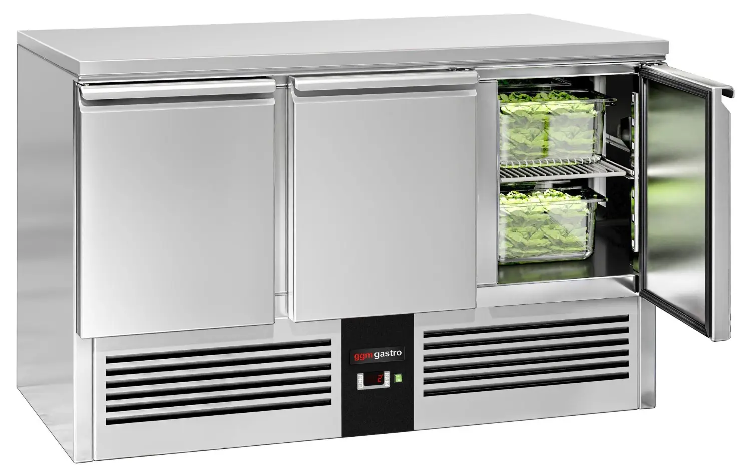 Холодильный стол GGM Gastro SAG147END (Inox)