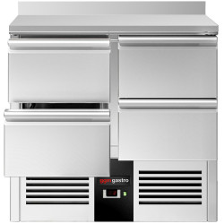 Холодильный стол GGM Gastro SAG97E4AND (Inox) Thumb