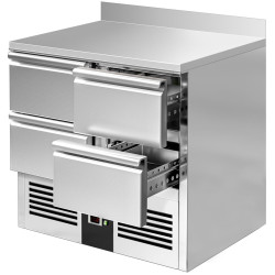 Холодильный стол GGM Gastro SAG97E4AND (Inox) Thumb