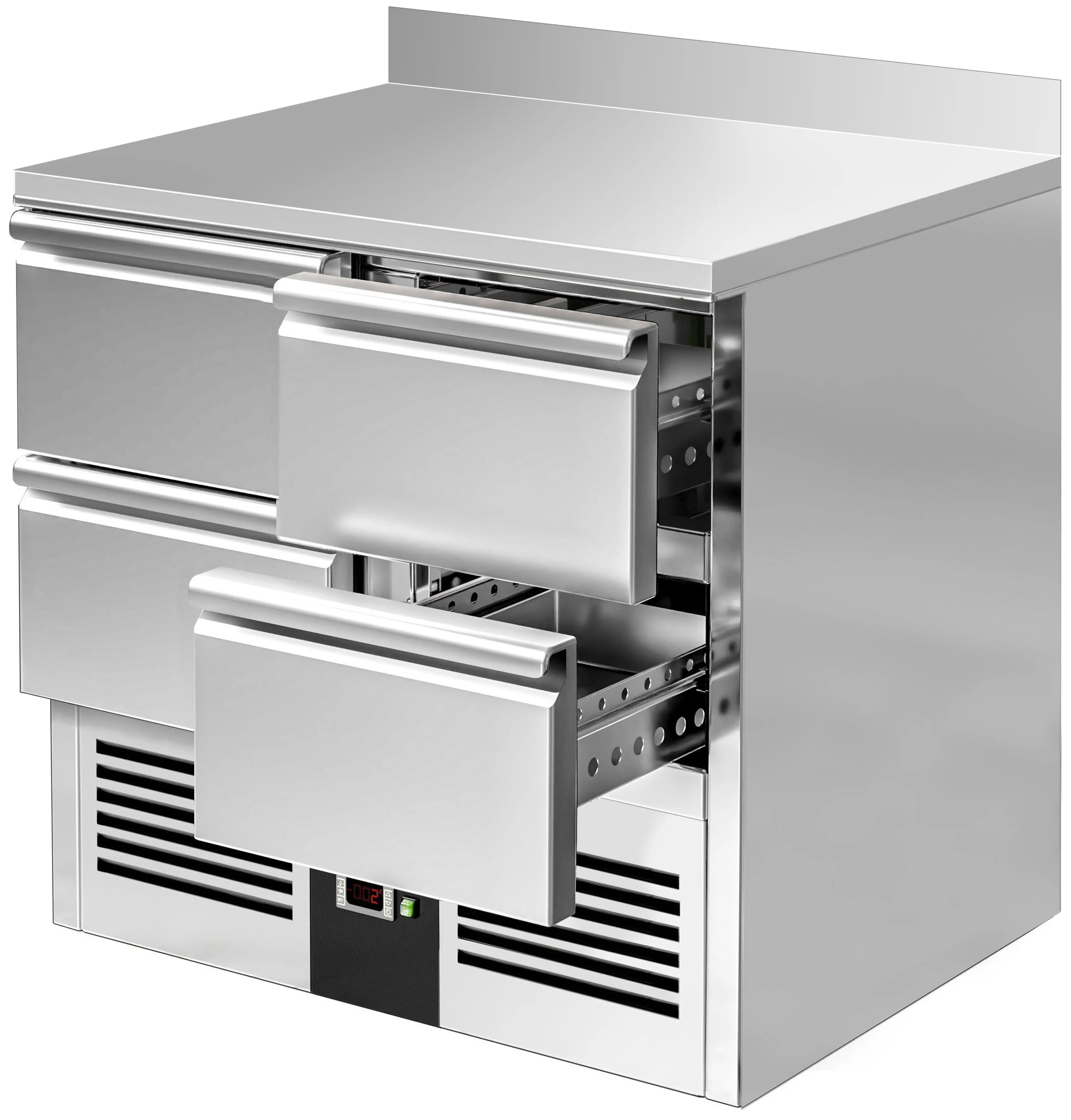 Холодильный стол GGM Gastro SAG97E4AND (Inox) - 4