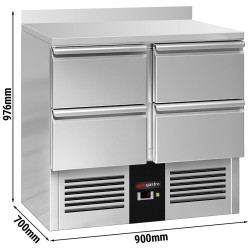 Холодильный стол GGM Gastro SAG97E4AND (Inox) Thumb