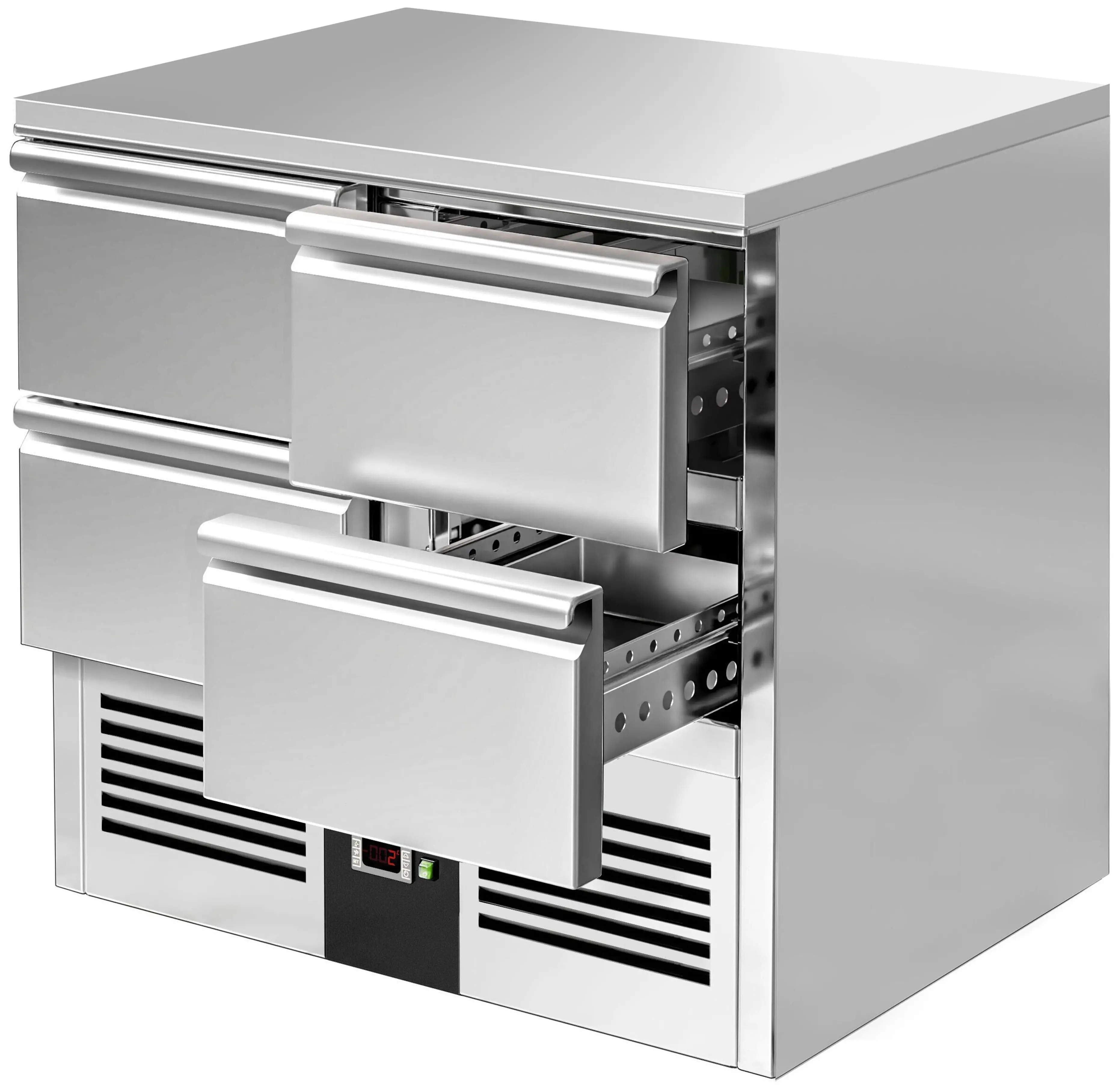 Холодильный стол GGM Gastro SAG97E4ND (Inox) - 4