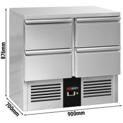 Холодильный стол GGM Gastro SAG97E4ND (Inox) Thumb