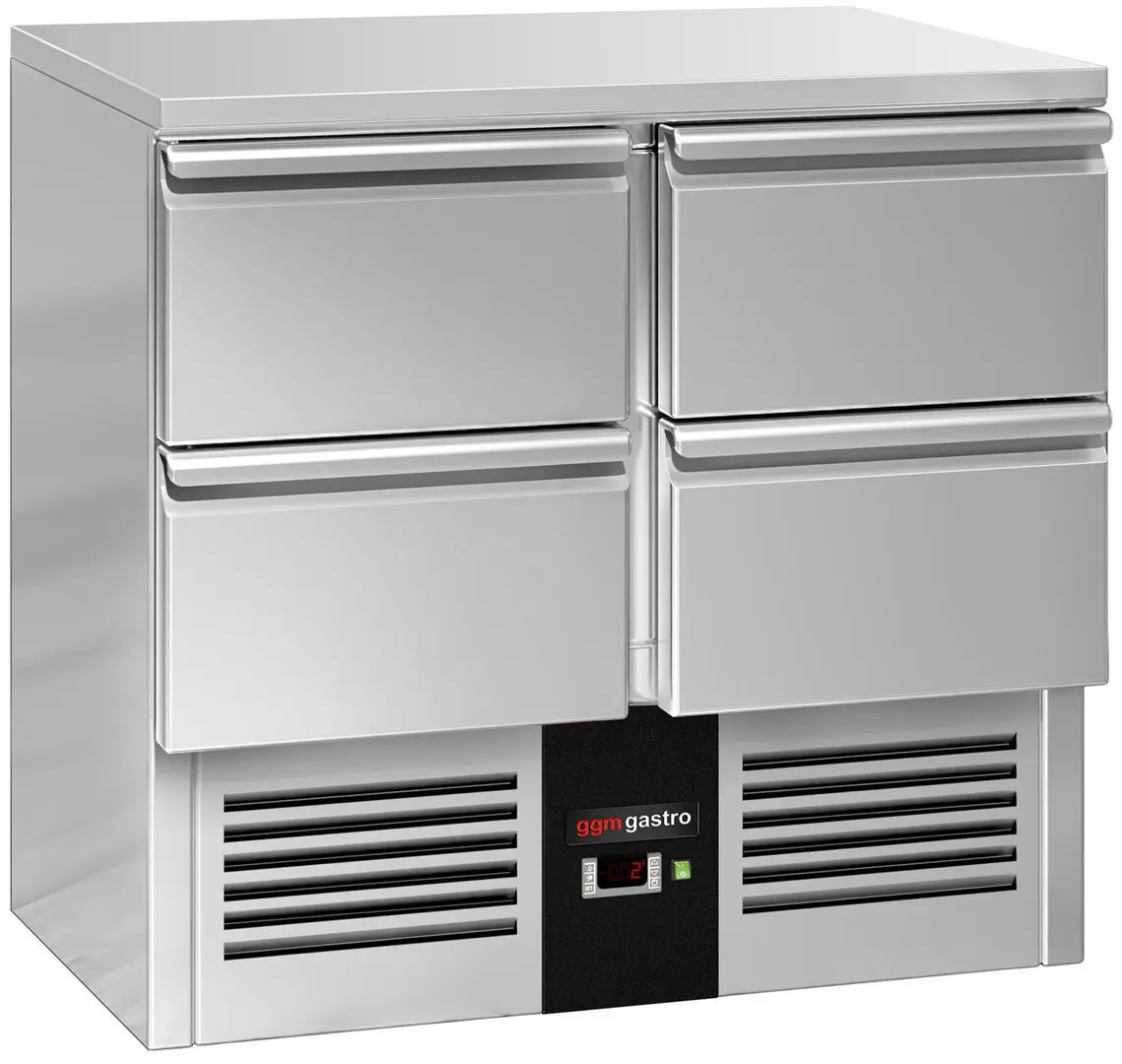 Холодильный стол GGM Gastro SAG97E4ND (Inox)