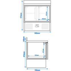 Masa frigorifica GGM Gastro SAG97EAND#07 (Inox) Thumb