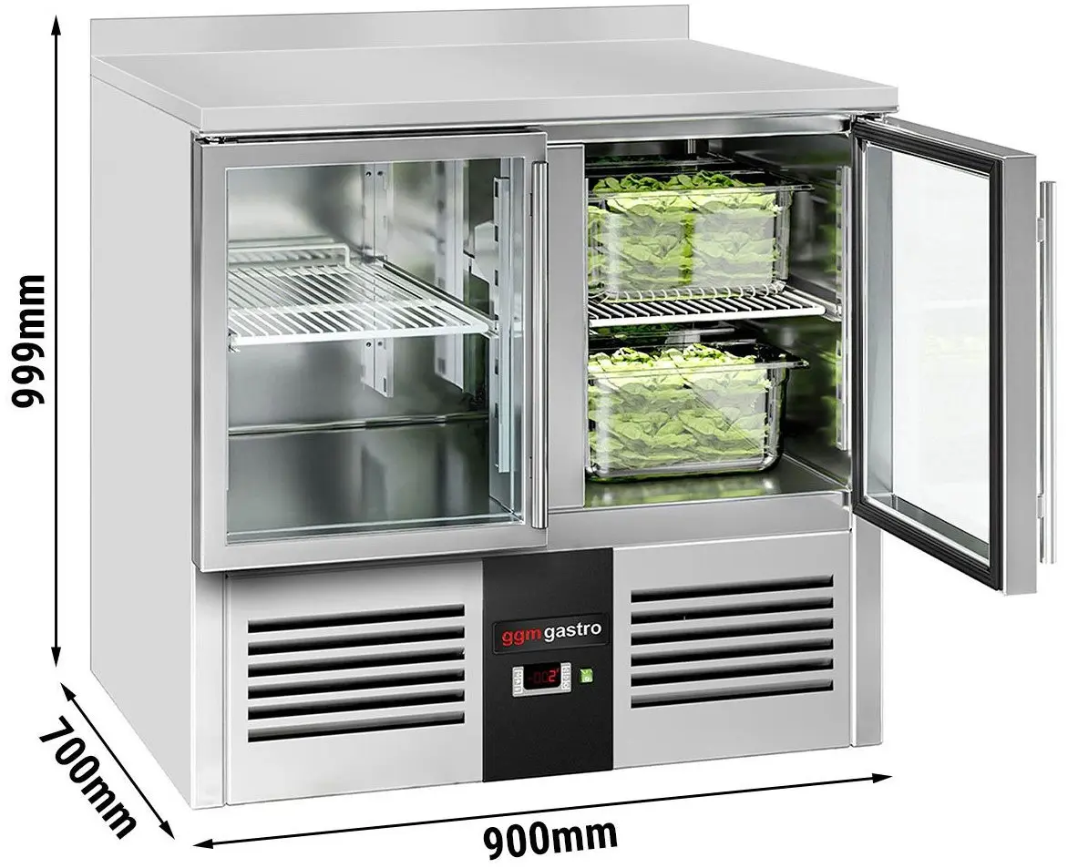 Masa frigorifica GGM Gastro SAG97EAND#2GT (Inox) - 8