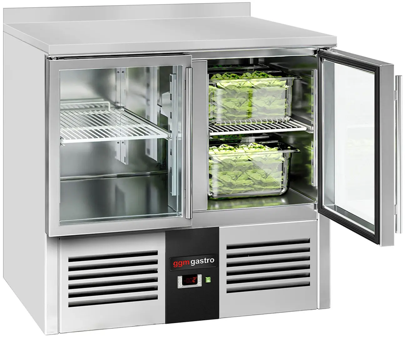 Masa frigorifica GGM Gastro SAG97EAND#2GT (Inox)