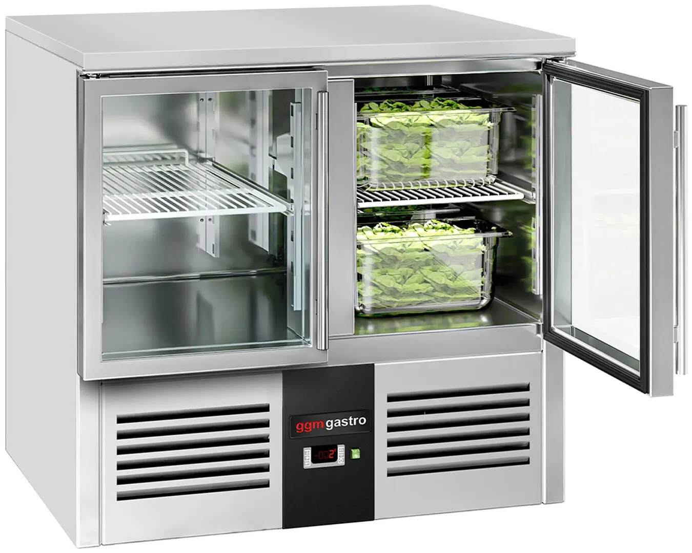 Masa frigorifica GGM Gastro SAG97END#2#GT (Inox)