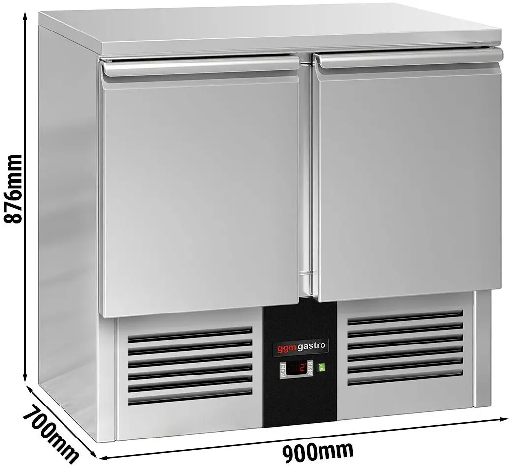 Masa frigorifica GGM Gastro SAG97END (Inox) - 11