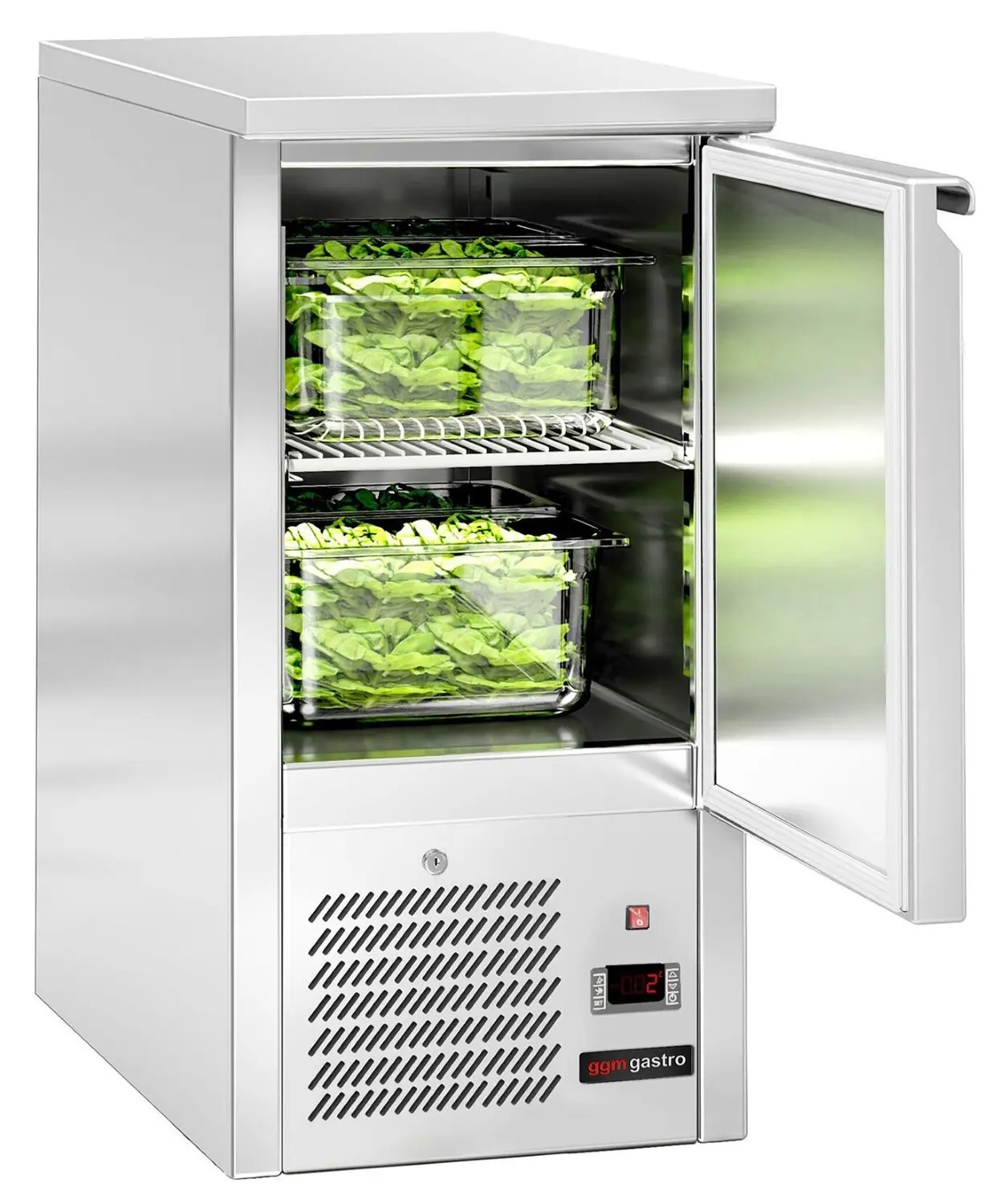 Холодильный стол GGM Gastro SAJ47E#07 (Inox) - 2