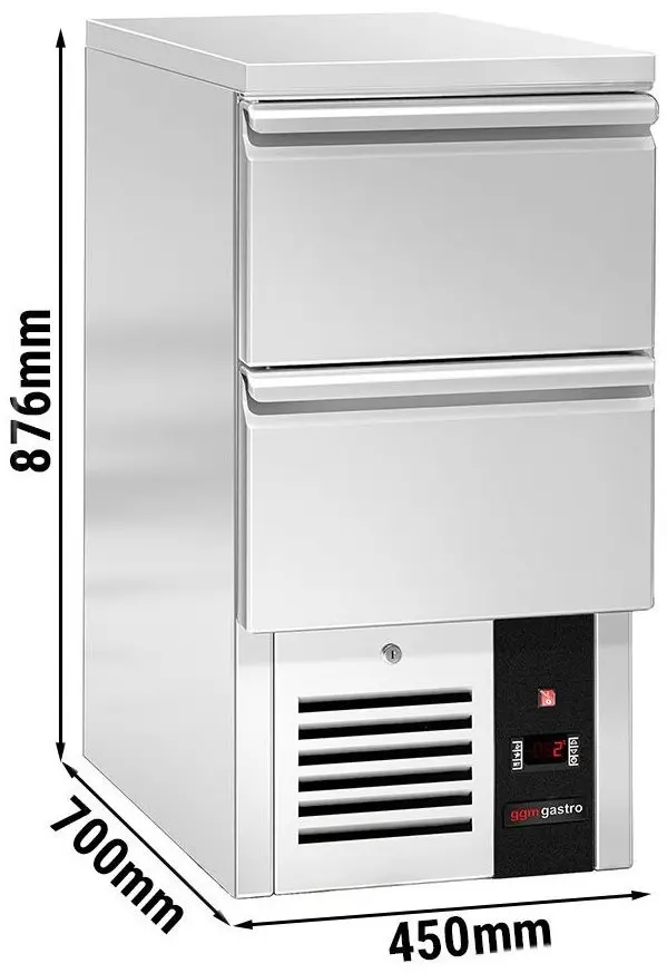Masa frigorifica GGM Gastro SAJ47E2 (Inox) - 7