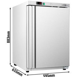 Мини-морозильник GGM Gastro Eco TKSBL200E (Inox) Thumb