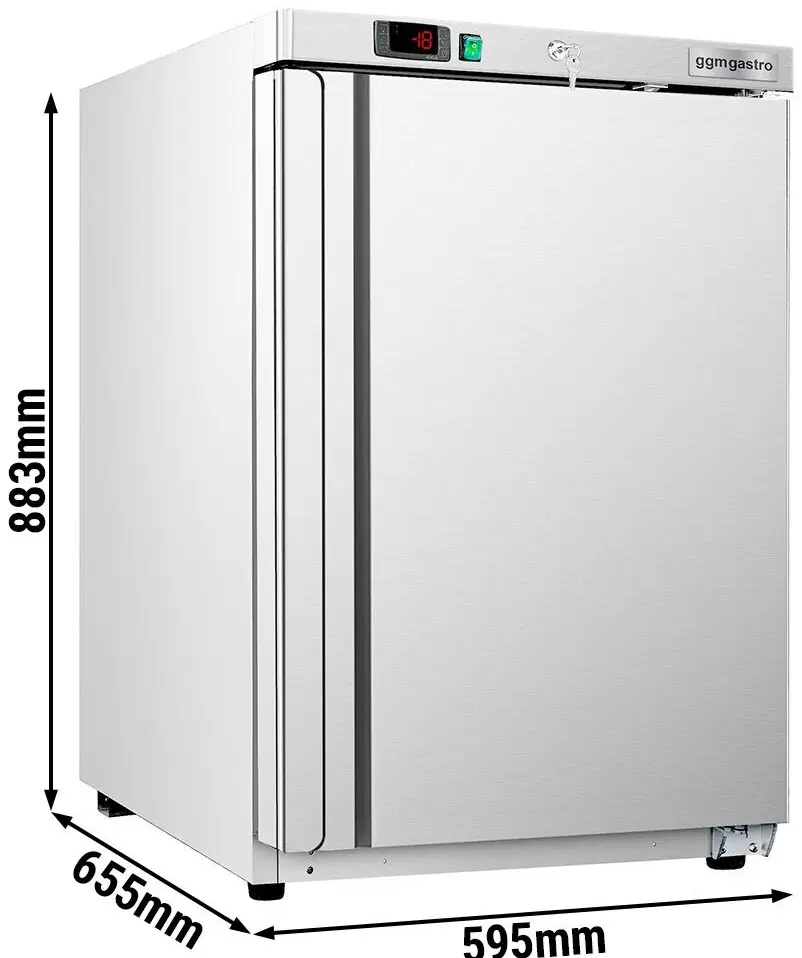 Мини-морозильник GGM Gastro Eco TKSBL200E (Inox) - 8