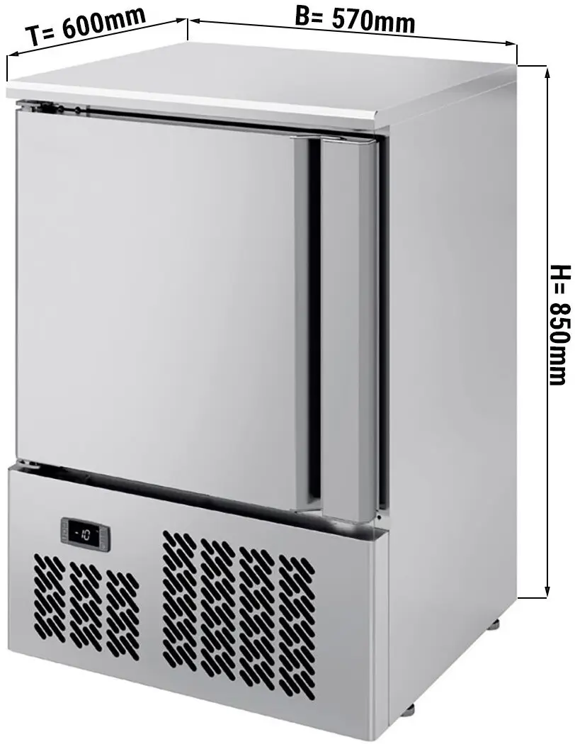 Mini congelator GGM Gastro Premium MTI95 (Inox) - 2