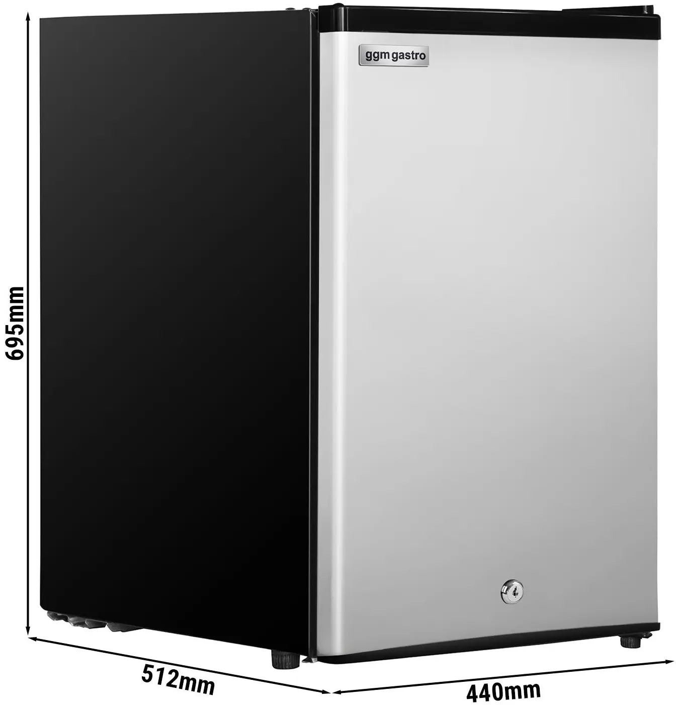 Мини-морозильник GGM Gastro Premium MTKH60 (Inox/Black) - 5