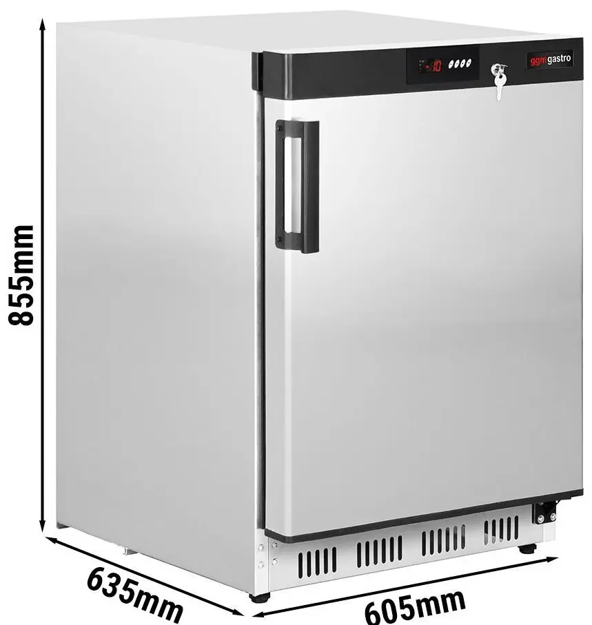 Мини-морозильник GGM Gastro Premium TKSS200HN (Inox) - 12
