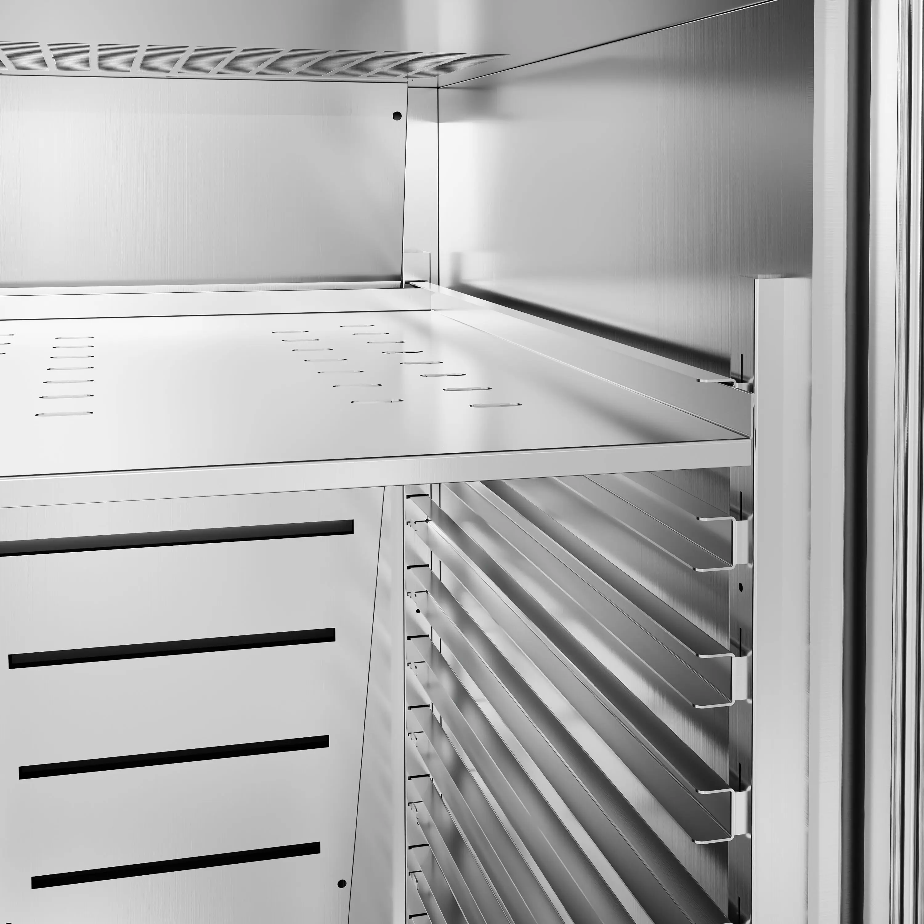 Dulap de congelare pentru inghetata GGM Gastro ETKSC792DN (Inox) - 8