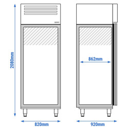 Dulap de congelare pentru inghetata GGM Gastro ETKSF (Inox) Thumb