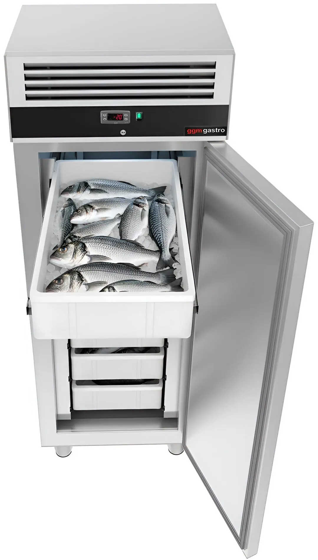 Dulap de congelare pentru pește GGM Gastro Eco TFG530T1ND (Inox) - 2