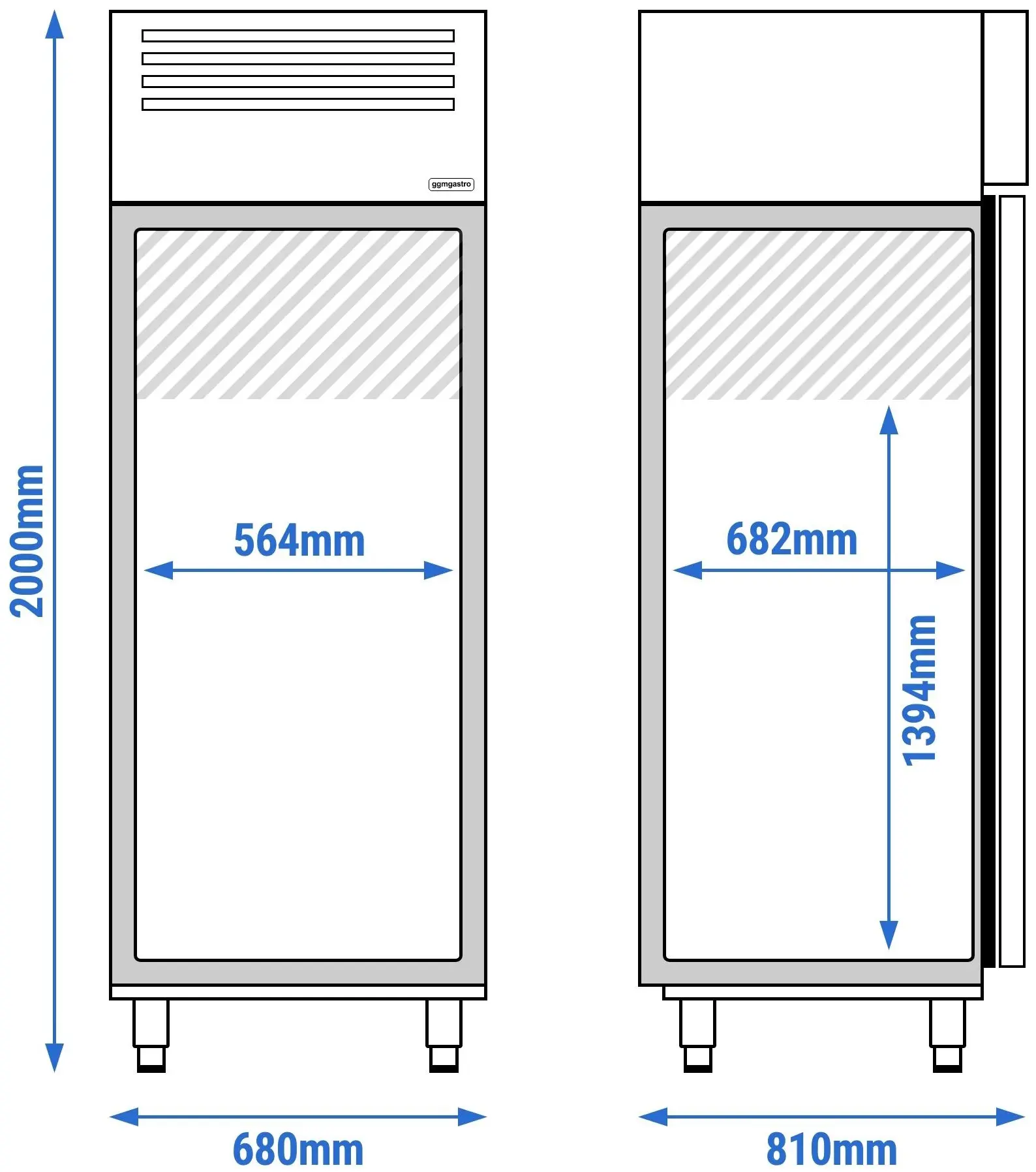 Dulap de congelare pentru pește GGM Gastro Eco TFG530T1ND (Inox) - 9
