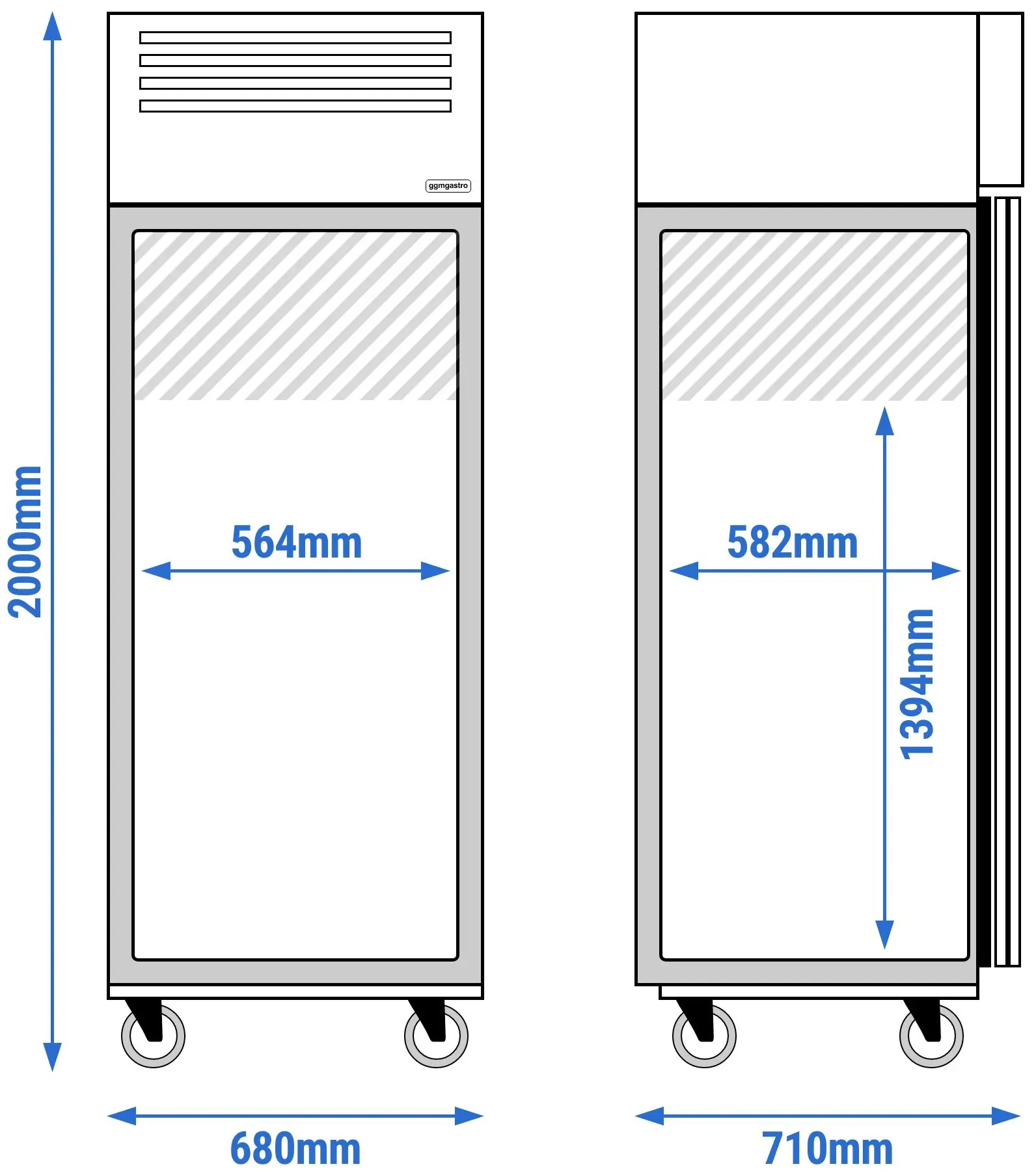 Dulap de congelare GGM Gastro Eco TG400T1ND (Inox) - 13