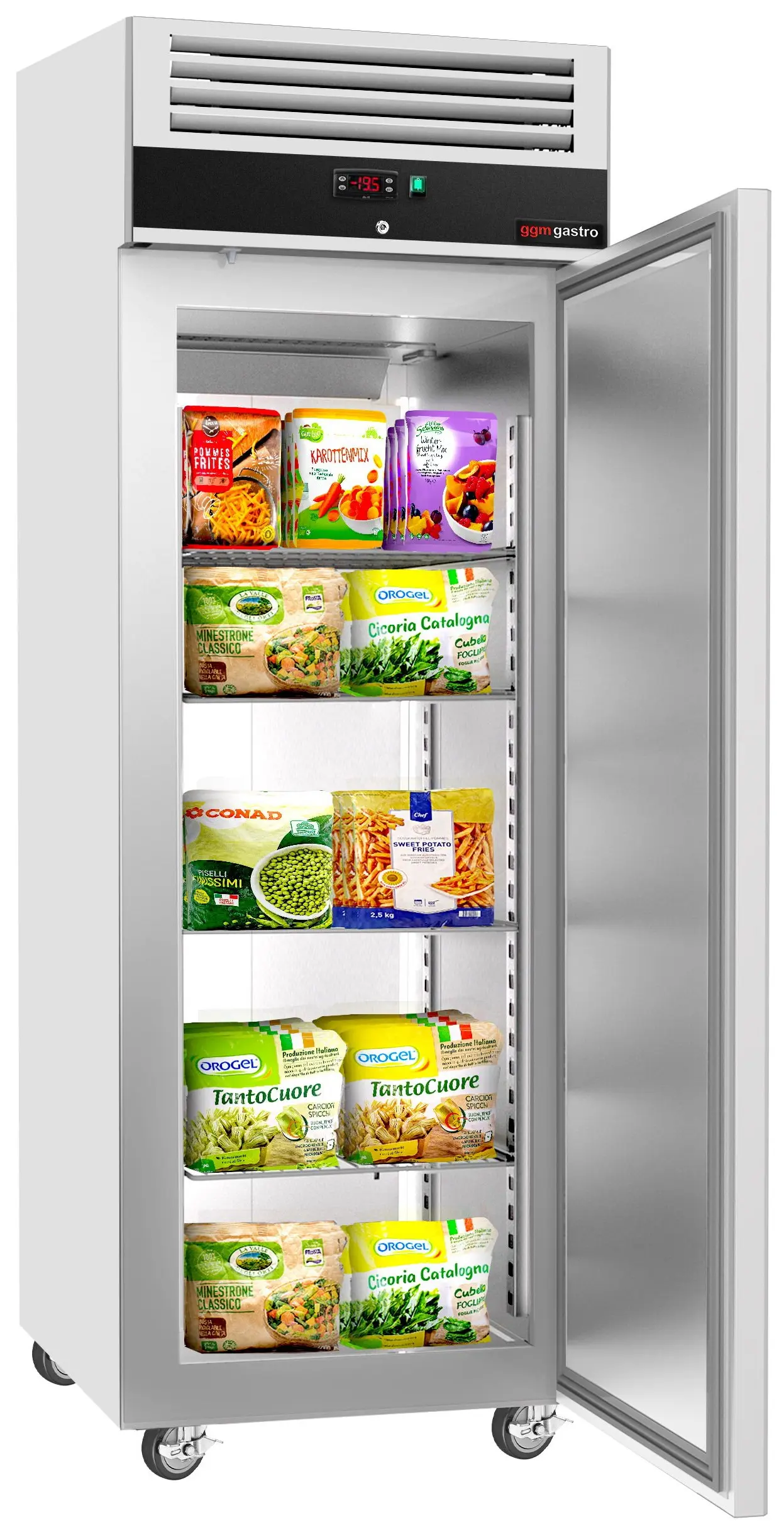 Dulap de congelare GGM Gastro Eco TG400T1ND (Inox) - 4