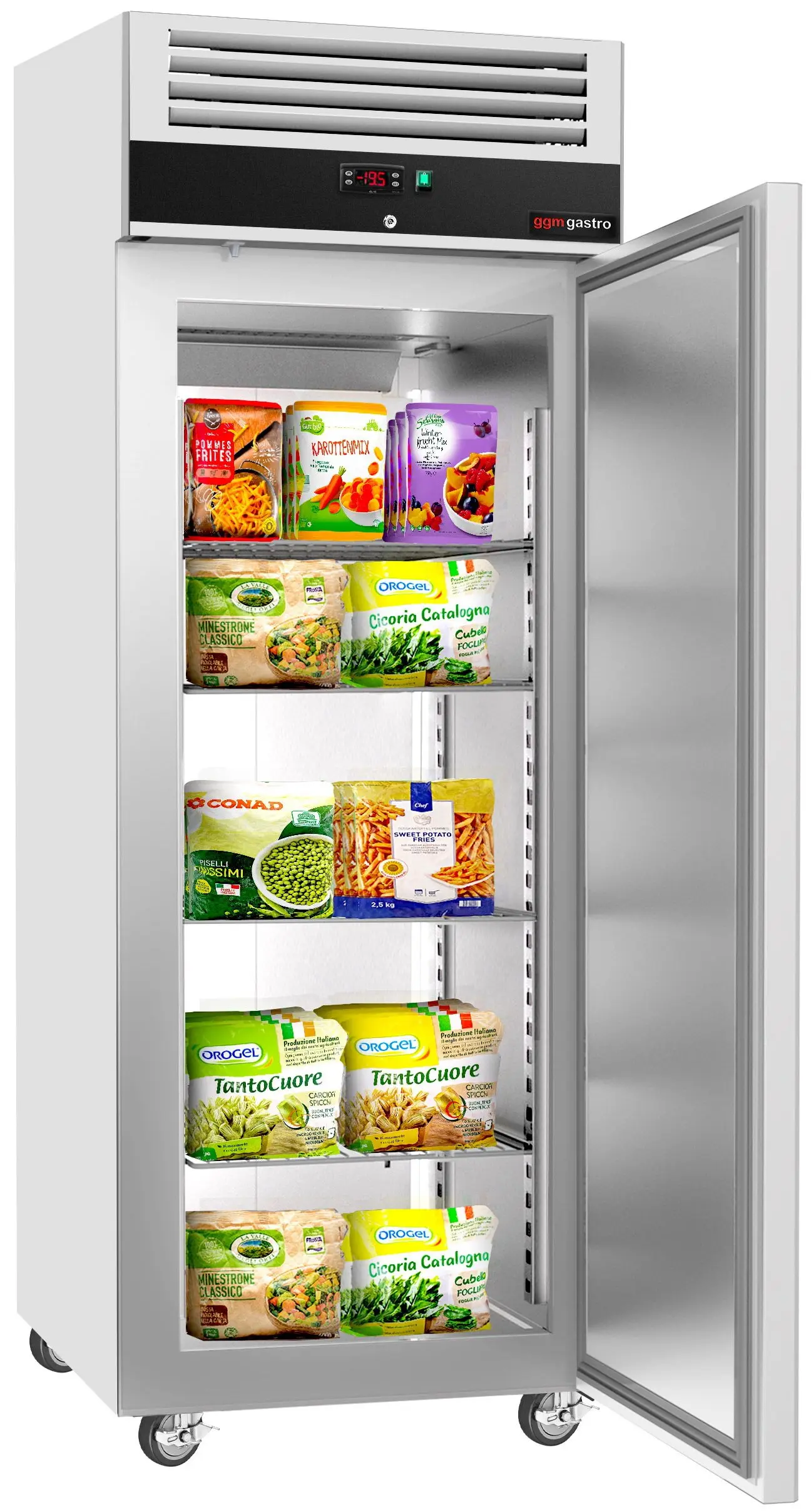 Dulap de congelare GGM Gastro Eco TG700ND (Inox) - 4