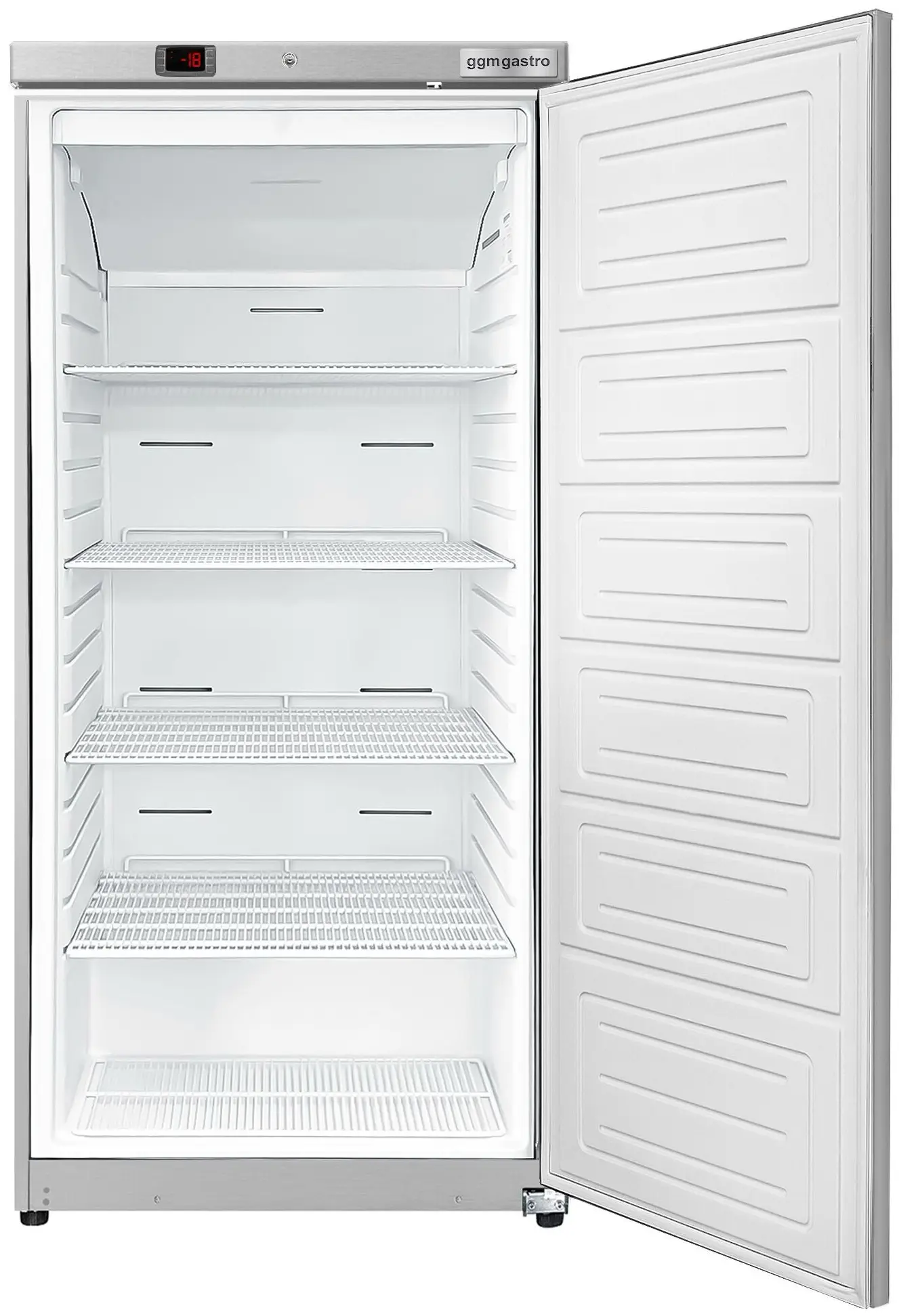 Морозильный шкаф GGM Gastro Eco TKSBL400E (Inox) - 2