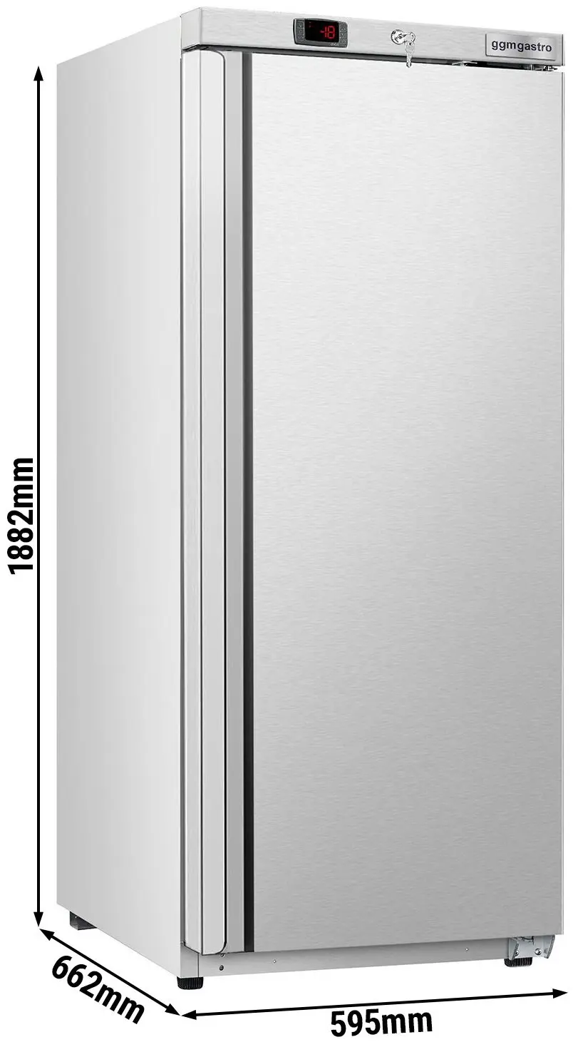 Морозильный шкаф GGM Gastro Eco TKSBL400E (Inox) - 11