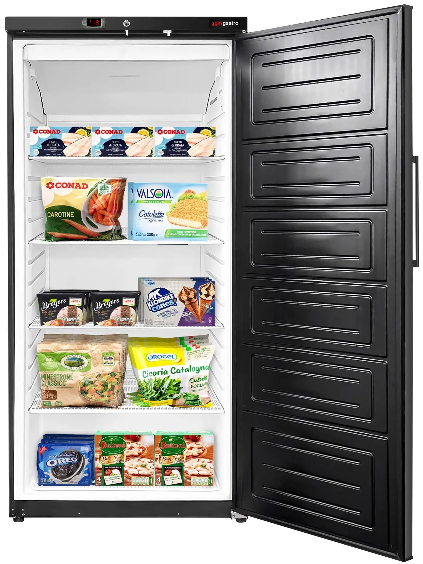 Dulap de congelare GGM Gastro Eco TKSBL600 (Black) - 3