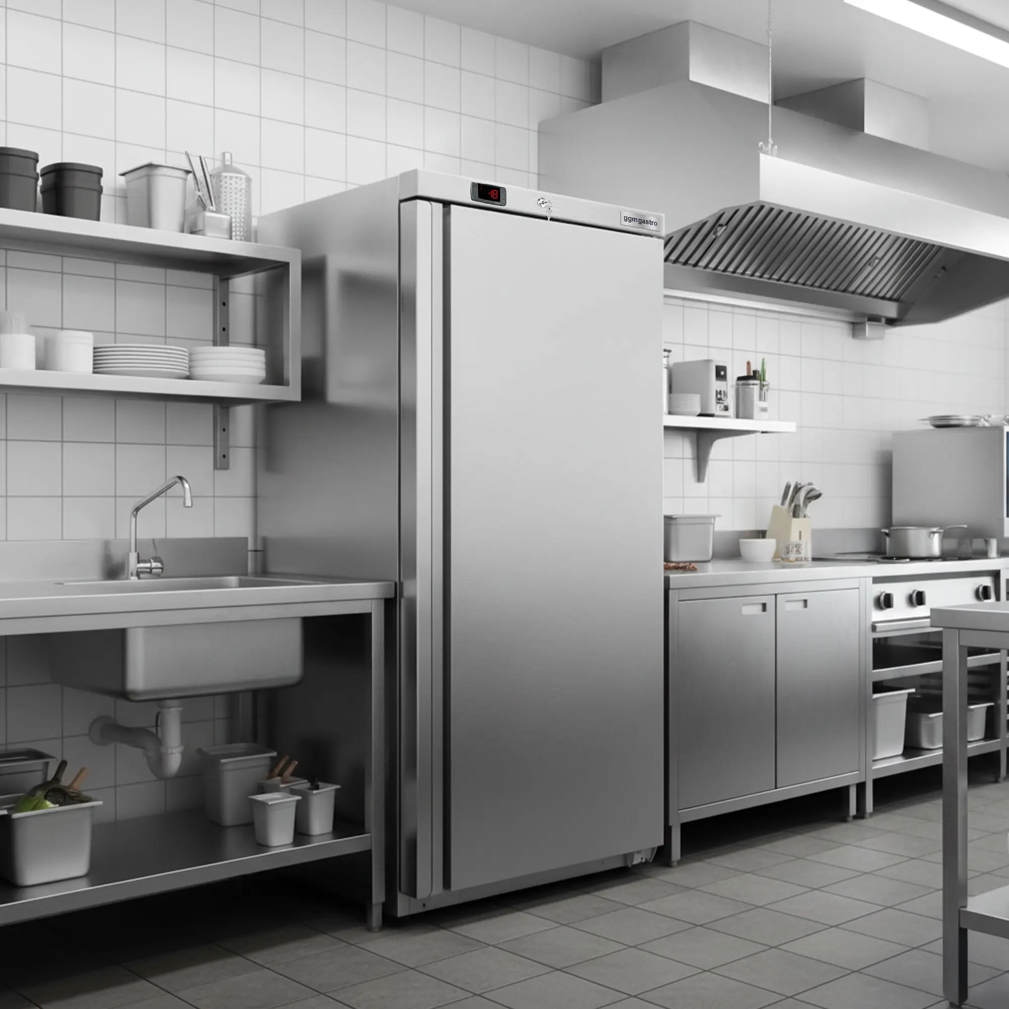 Dulap de congelare GGM Gastro Eco TKSBL600EK (Inox) - 15