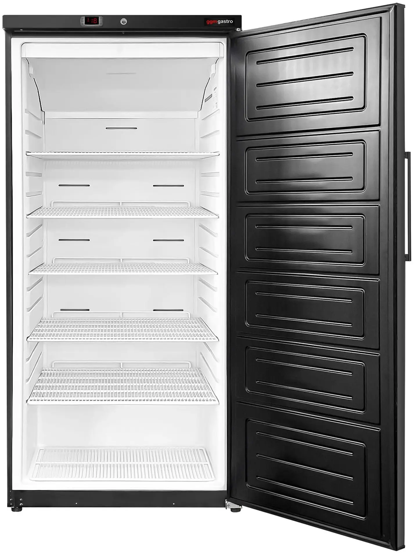 Морозильный шкаф GGM Gastro Eco TKSBL600K (Black) - 2