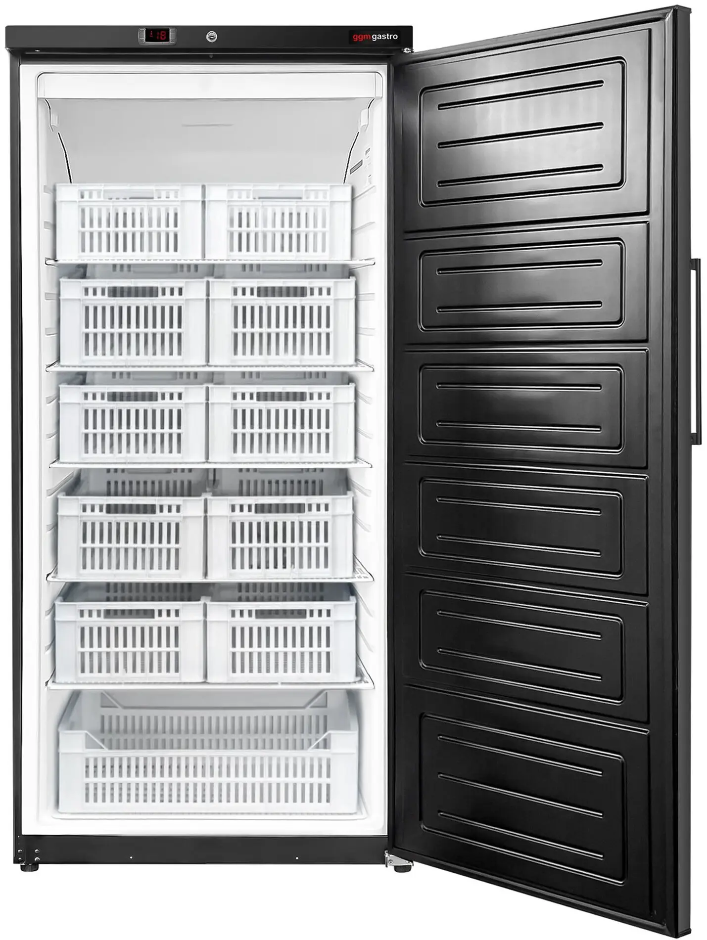 Морозильный шкаф GGM Gastro Eco TKSBL600K (Black) - 3