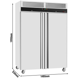 Морозильный шкаф GGM Gastro Eco TKSJ1400ND (Inox) Thumb