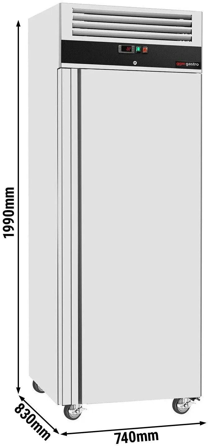 Dulap de congelare GGM Gastro Eco TKSJ650ND (Inox) - 12